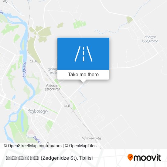 ზედგენიძის ქუჩა (Zedgenidze St) map