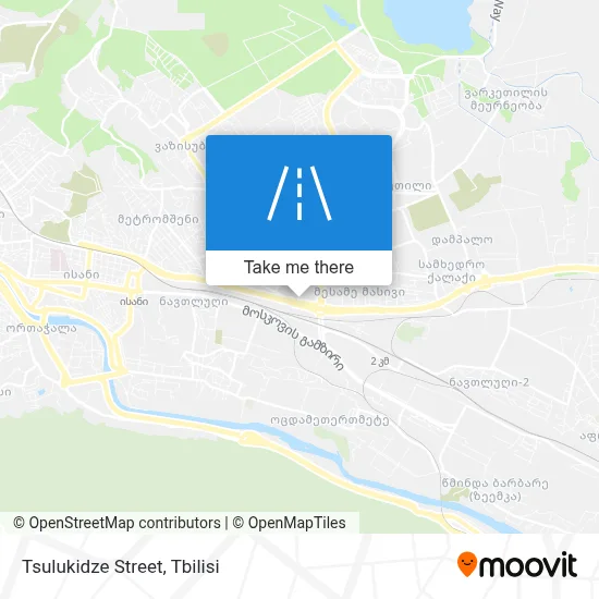 Tsulukidze Street map