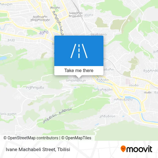 Ivane Machabeli Street map