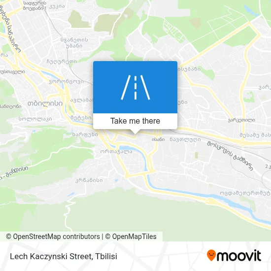 Lech Kaczynski Street map