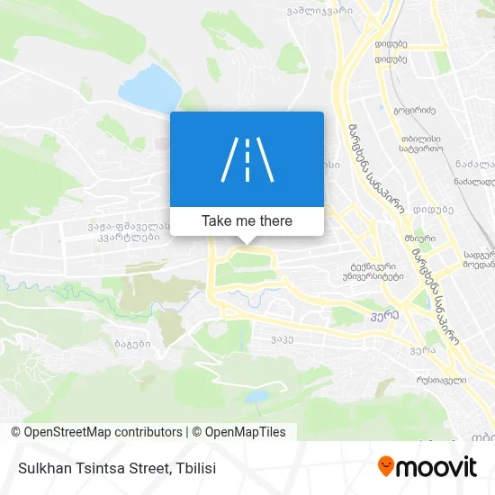 სულხან ცინცაძის ქუჩა map
