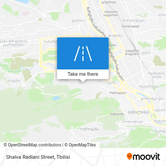 Shalva Radiani Street map