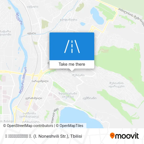 ი ნონეშვილის ქ. (I. Noneshvili Str.) map