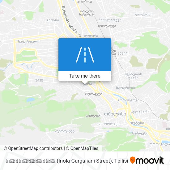 ინოლა გურგულიანის ქუჩა (Inola Gurguliani Street) map