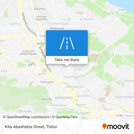 Kita Abashidze Street map