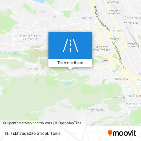 ცხვედაძის ქ. (N. Tskhvedadze Str.) map