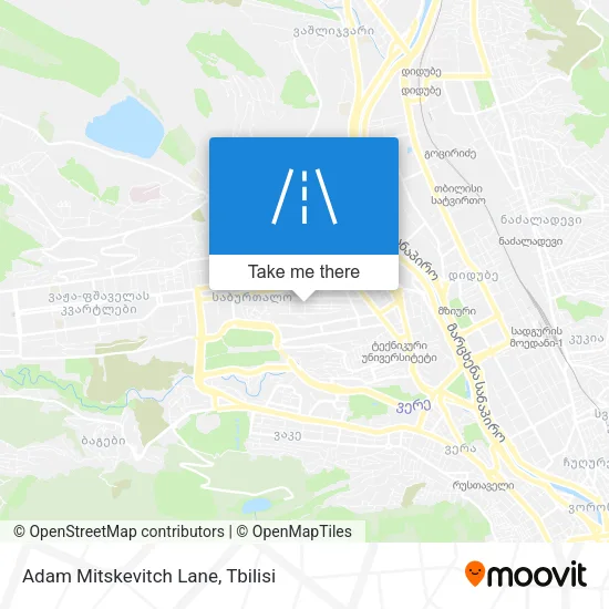 Карта Adam Mitskevitch Lane