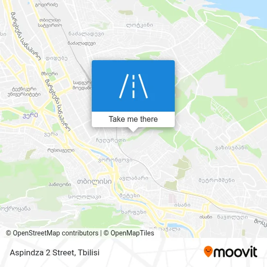 Aspindza 2 Street map