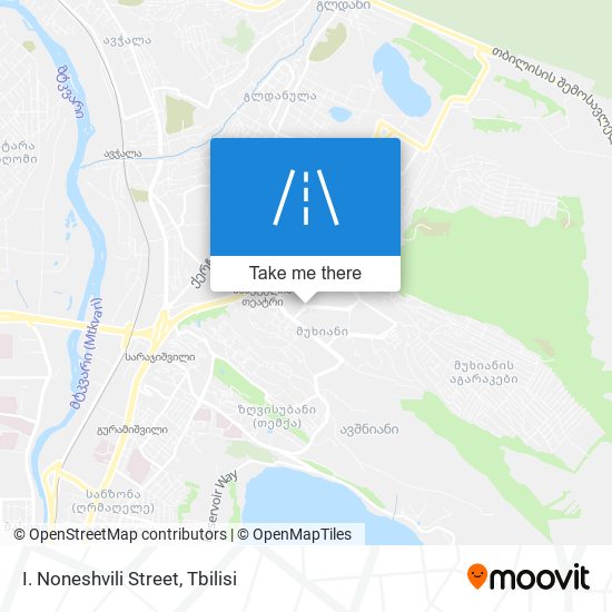 I. Noneshvili Street map