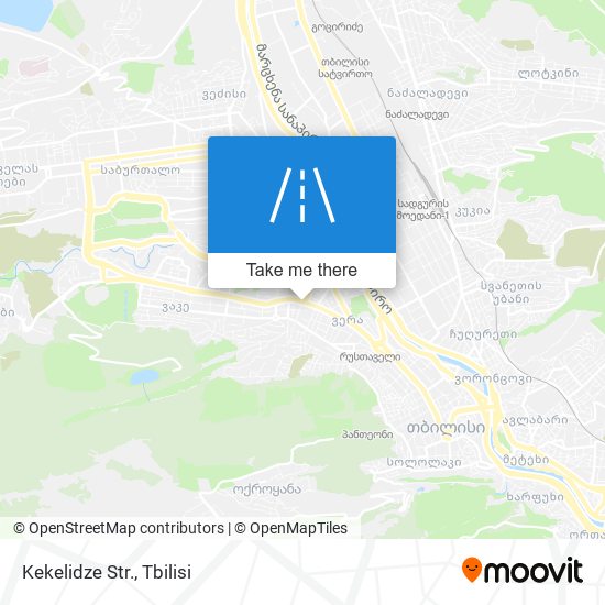 Kekelidze Str. map