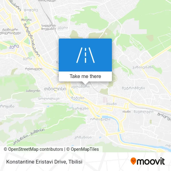 Карта Konstantine Eristavi Drive
