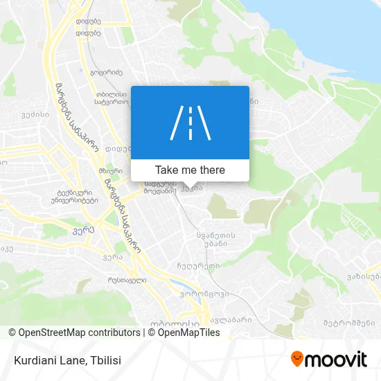 Kurdiani Lane map