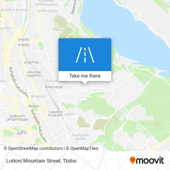 Lotkini Mountain Street map