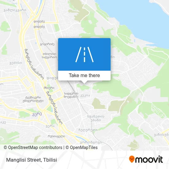 Manglisi Street map