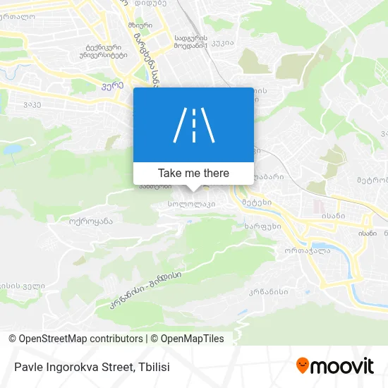 Pavle Ingorokva Str - პავლე ინგოროყვას ქუჩა map