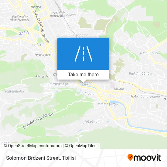 Solomon Brdzeni Street map