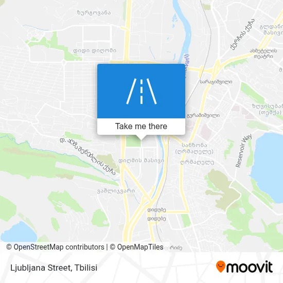 Ljubljana Street map