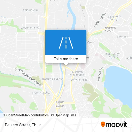 Peikers Street map