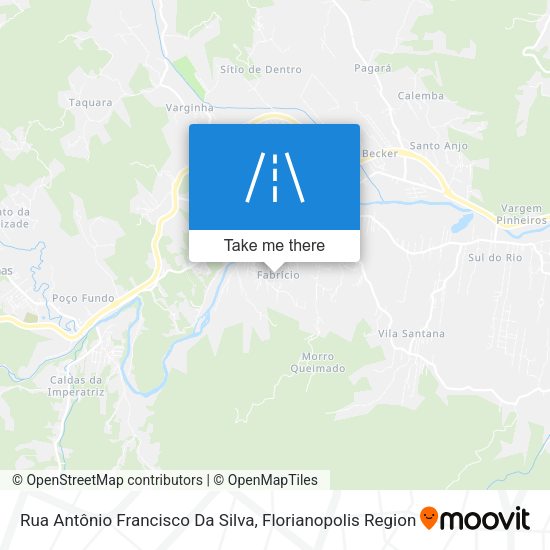 Rua Antônio Francisco Da Silva map