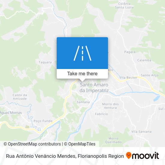 Rua Antônio Venâncio Mendes map
