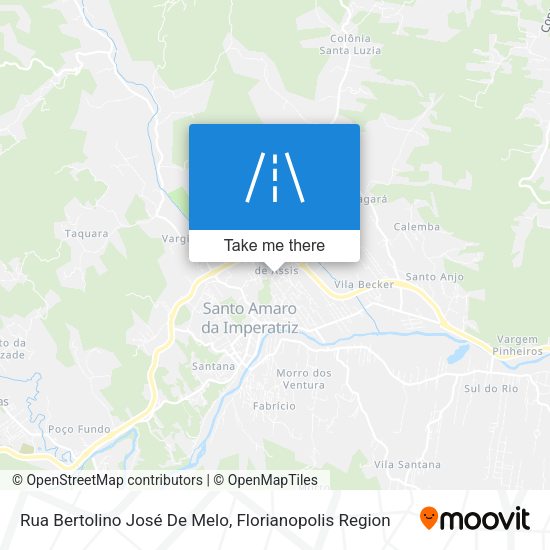 Rua Bertolino José De Melo map