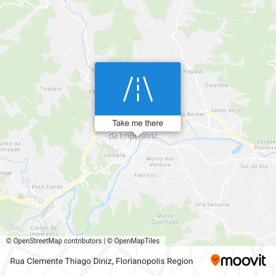 Rua Clemente Thiago Diniz map