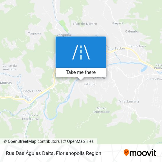 Rua Das Águias Delta map