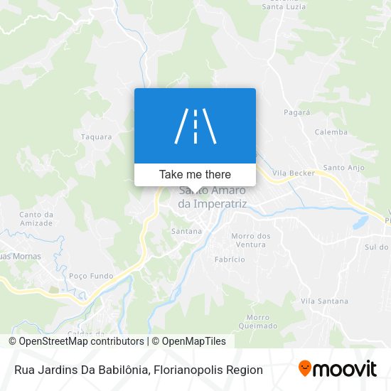 Rua Jardins Da Babilônia map