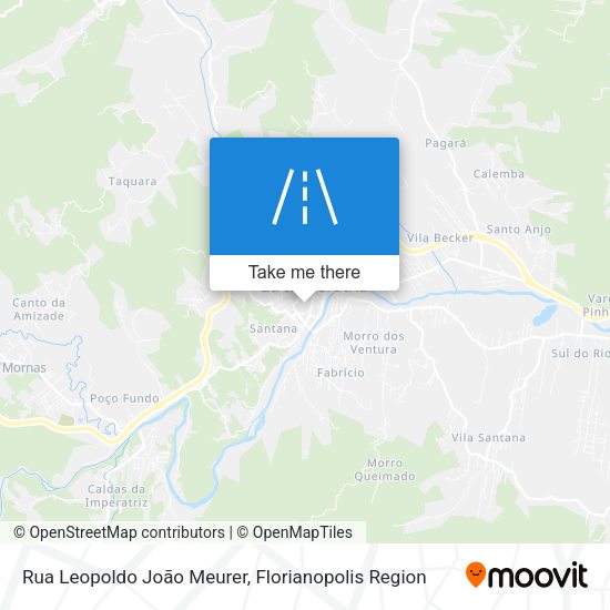 Rua Leopoldo João Meurer map