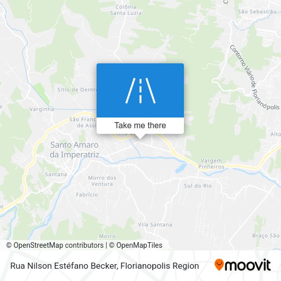 Rua Nilson Estéfano Becker map