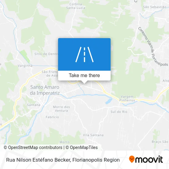 Rua Nilson Estéfano Becker map