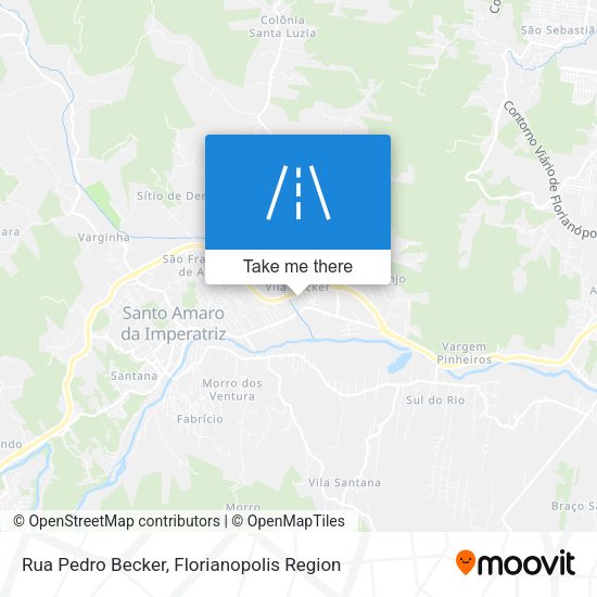 Rua Pedro Becker map