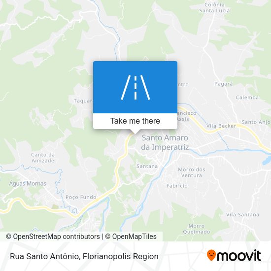 Rua Santo Antônio map