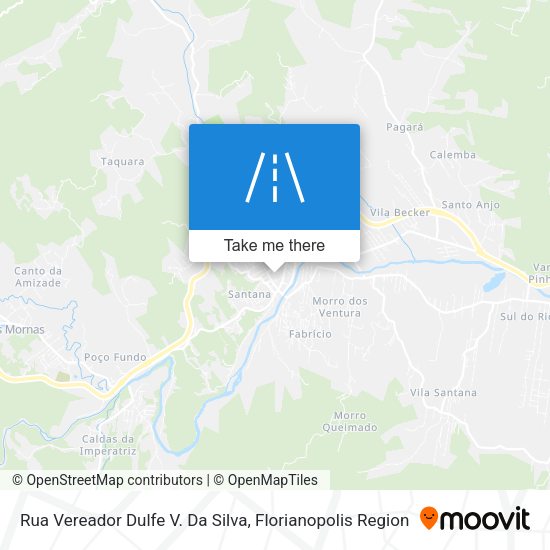 Rua Vereador Dulfe V. Da Silva map