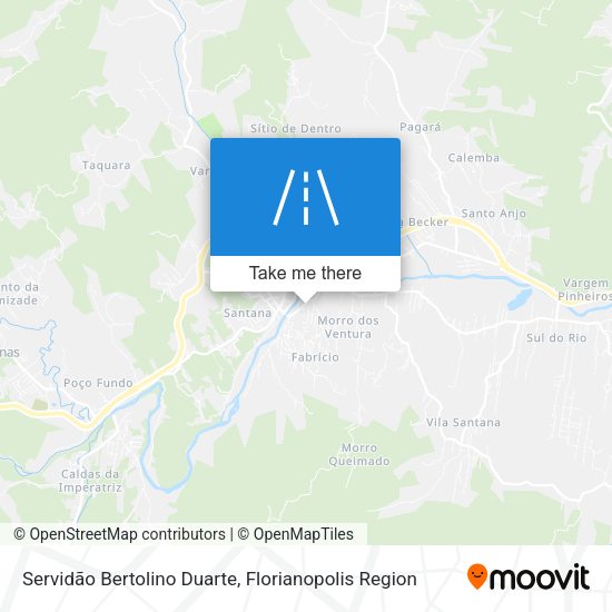 Servidão Bertolino Duarte map
