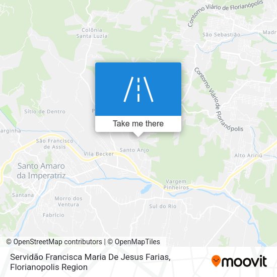 Servidão Francisca Maria De Jesus Farias map
