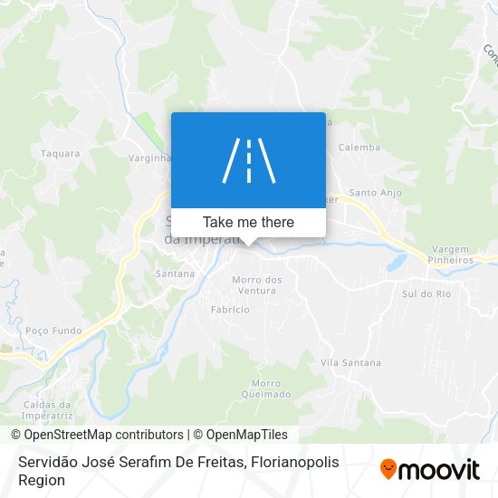 Servidão José Serafim De Freitas map