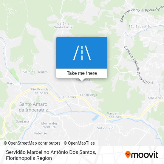 Servidão Marcelino Antônio Dos Santos map