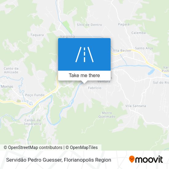 Servidão Pedro Guesser map