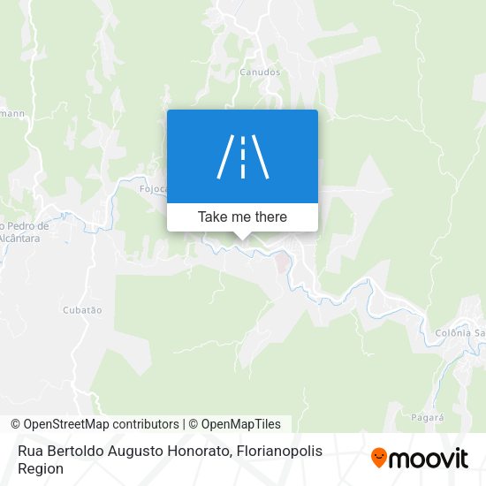 Rua Bertoldo Augusto Honorato map