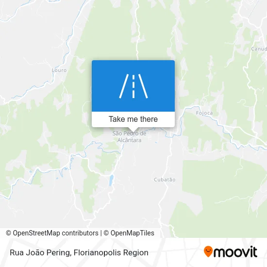Rua João Pering map