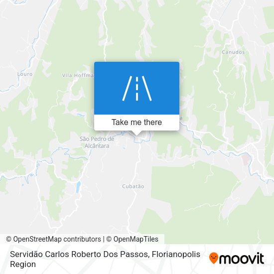 Servidão Carlos Roberto Dos Passos map
