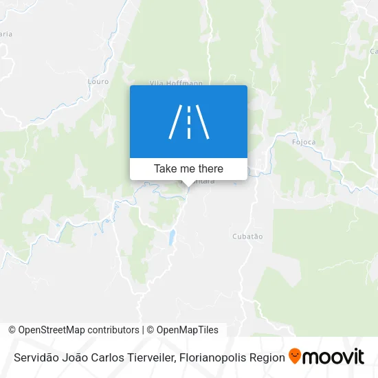 Servidão João Carlos Tierveiler map