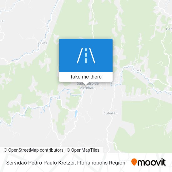 Servidão Pedro Paulo Kretzer map