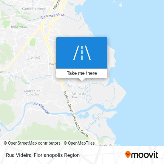 Rua Videira map