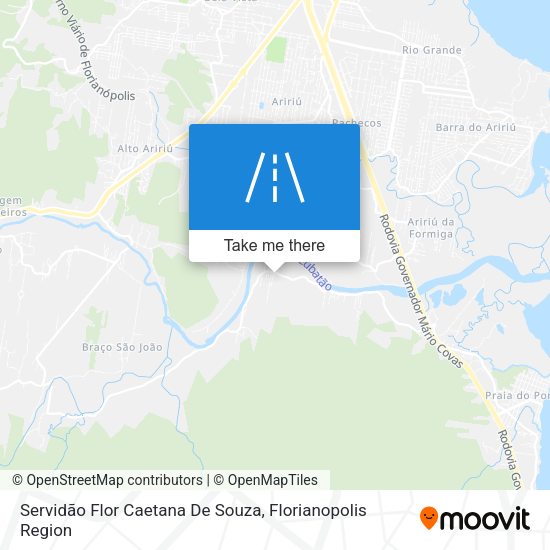 Servidão Flor Caetana De Souza map