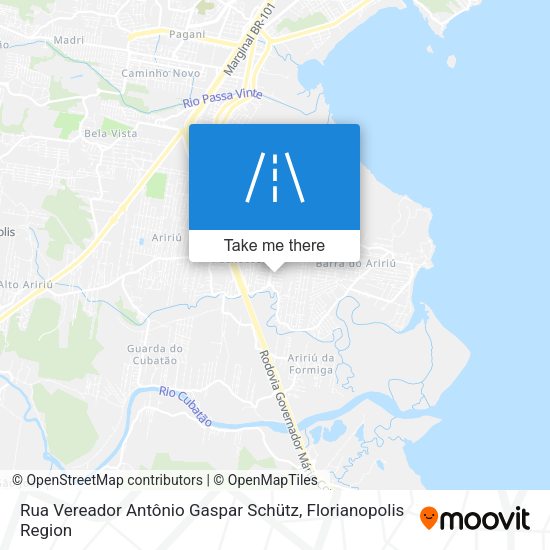 Rua Vereador Antônio Gaspar Schütz map