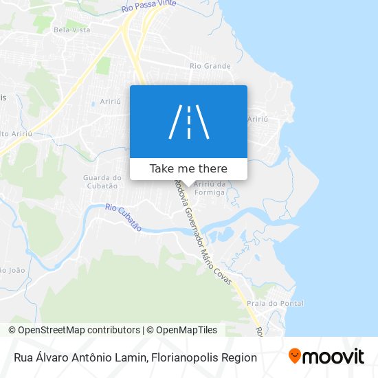 Mapa Rua Álvaro Antônio Lamin