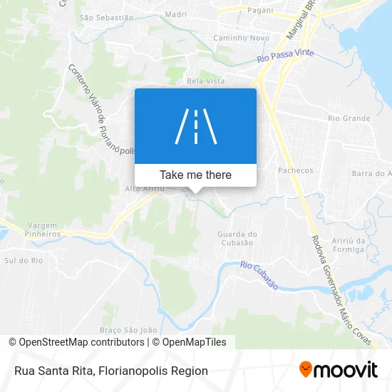 Rua Santa Rita map
