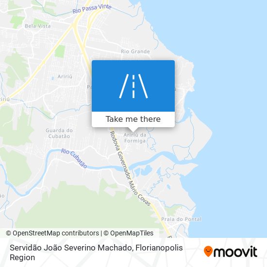 Servidão João Severino Machado map